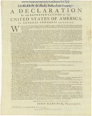 the declaration of independence 1776. Dunlap Declaration of