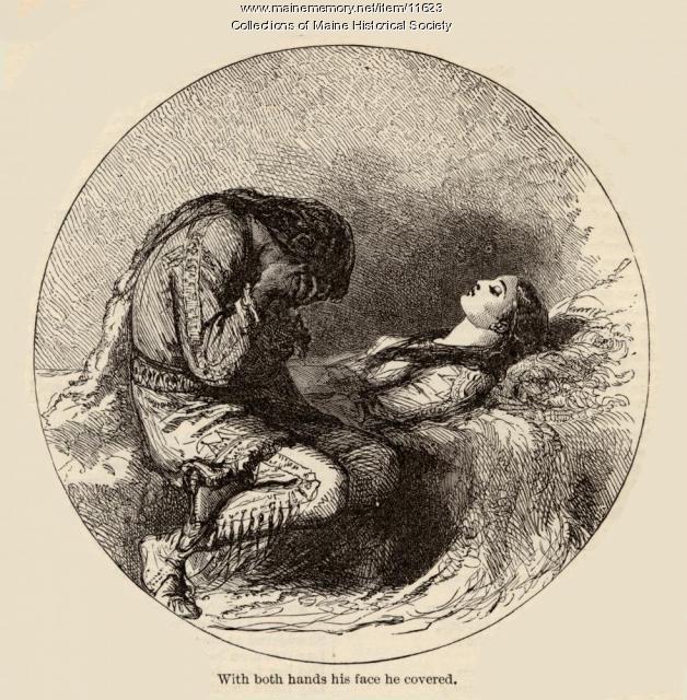 "Песнь о Гайавате" иллюстрация, ок.  1880