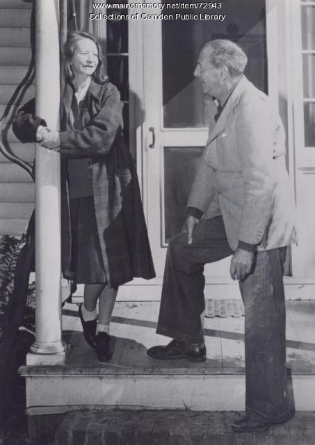 Edna St. Vincent Millary and Eugen Boissevain, Austerlitz, NY, 1945