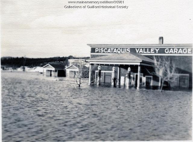 Piscataquis Valley Garage, Guilford, April 23, 1936