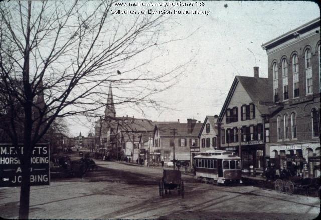 Main Street in Lewiston, ca. 1900 