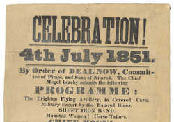 Celebration broadside, Portland, July 4 1851